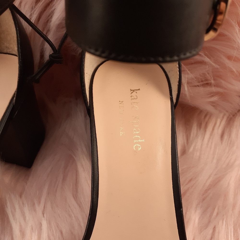 Kate Spade Black Heeled Sandal 8, 7.5, 7. - Picture 3 of 6